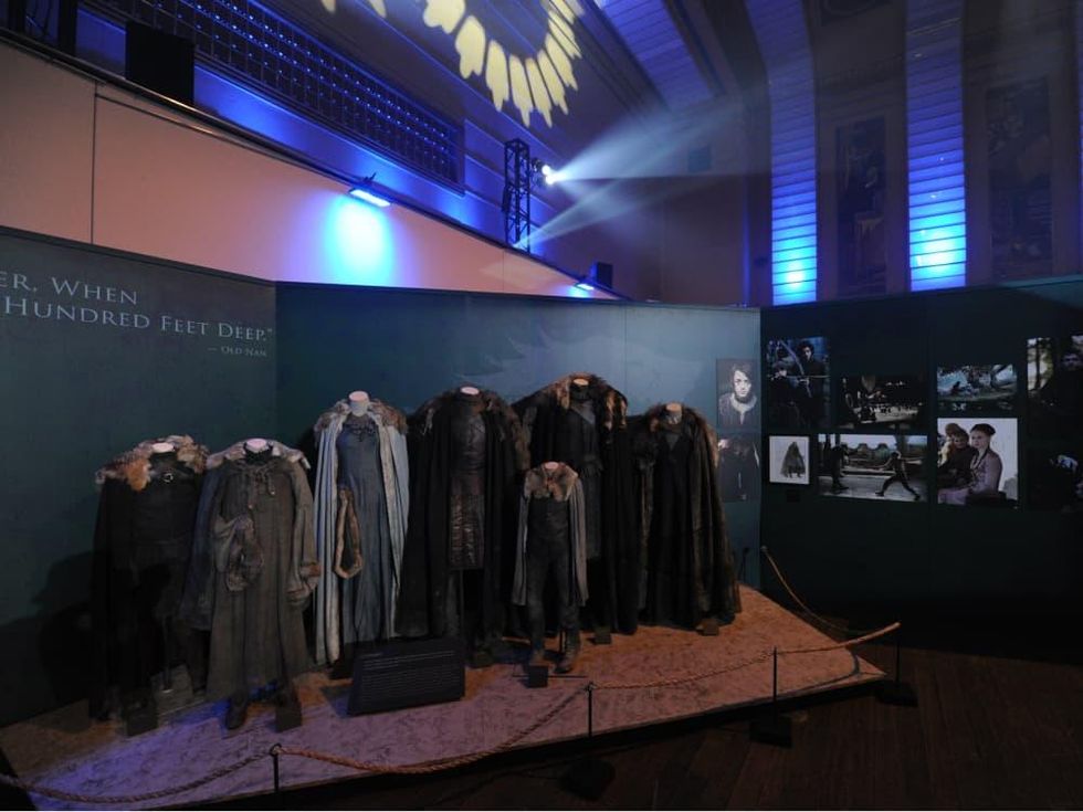 Game of Thrones the Exhibition displays