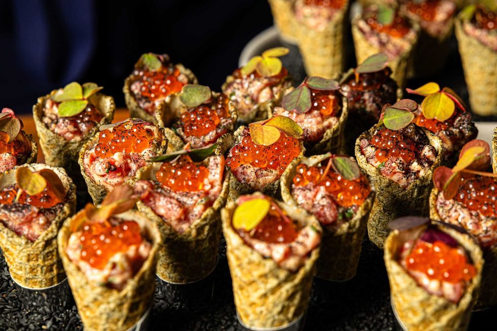 Garrison cornets in VIP lounge at Austin Tastemaker Awards 2026