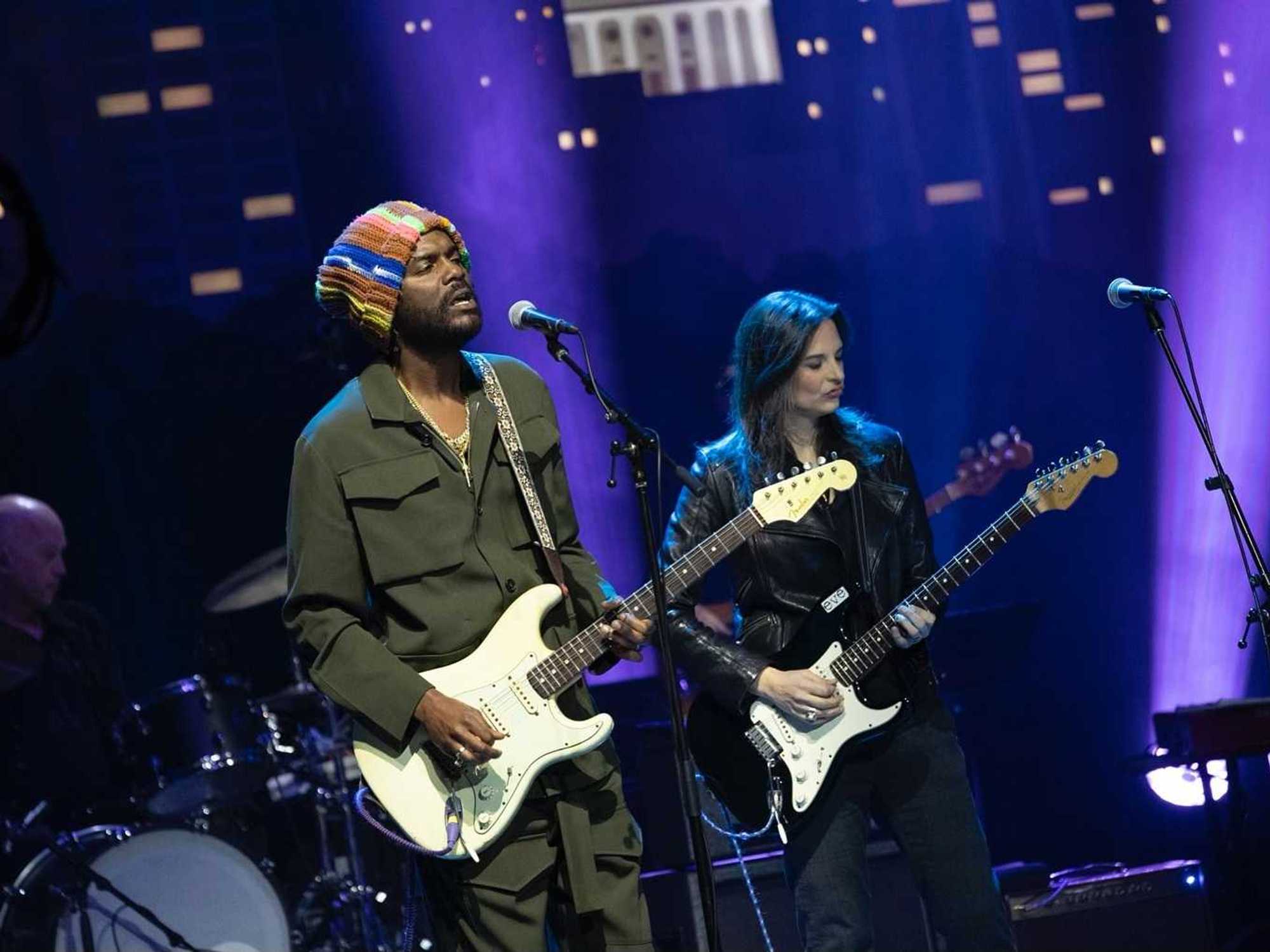 Gary Clark Jr. playing on Austin City Limits