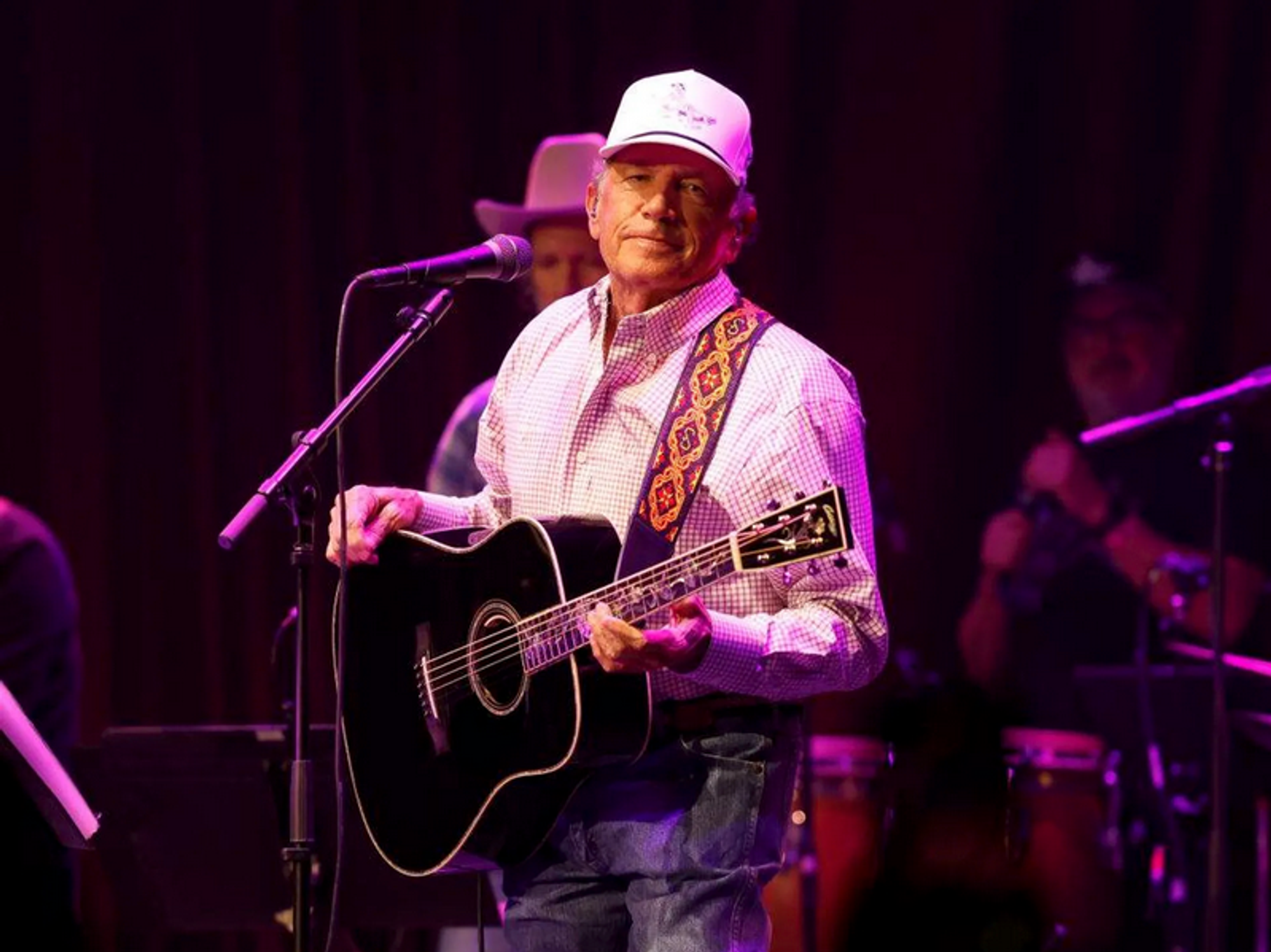 George Strait onstage