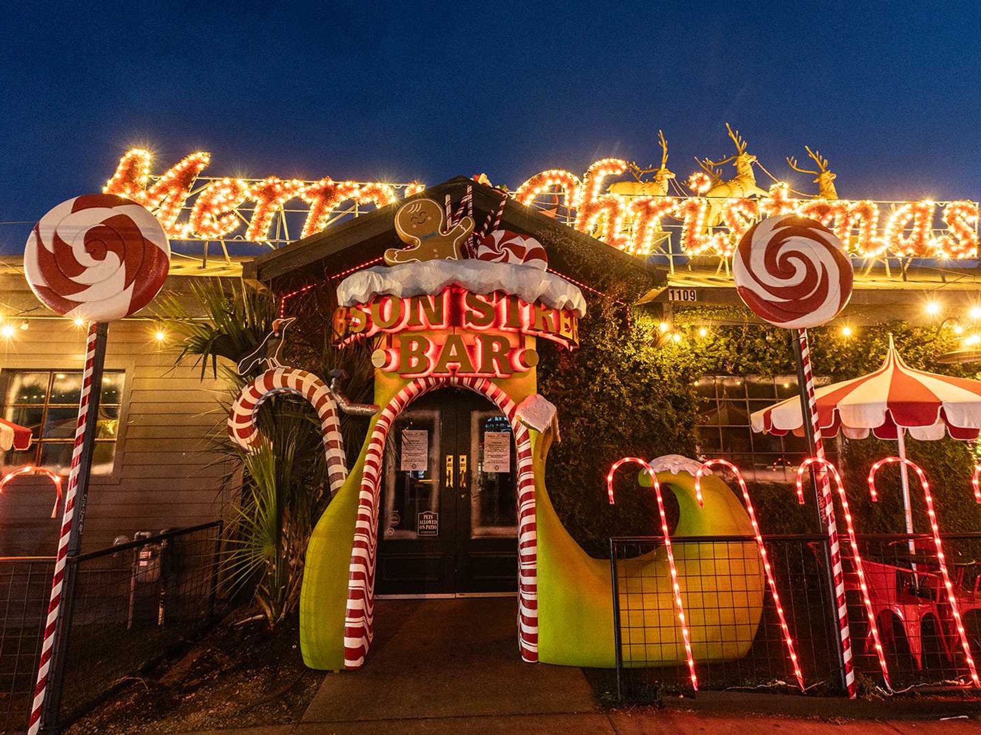 Gibson Street Bar Christmas