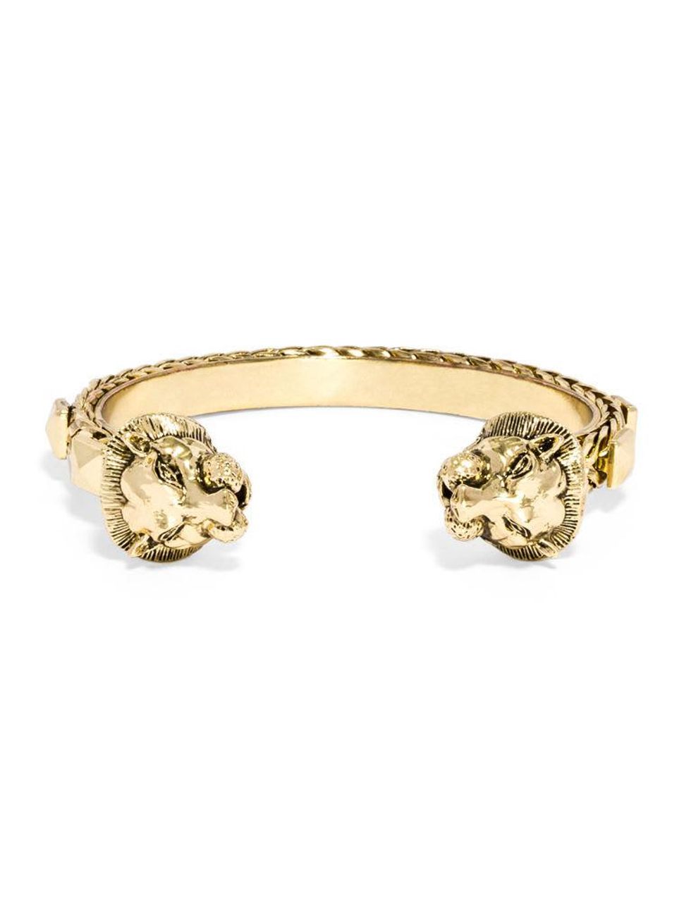 Gilded Leo Cuff - Megan Runser - As Good As Gold