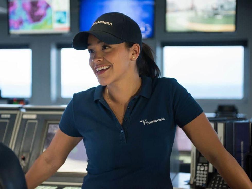 Gina Rodriguez in Deepwater Horizon