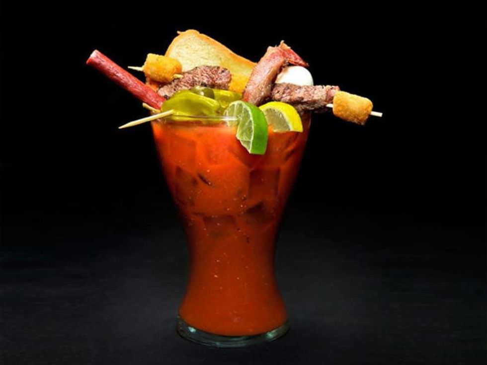 glass of Bloody Mary for Bloody Mary Fest
