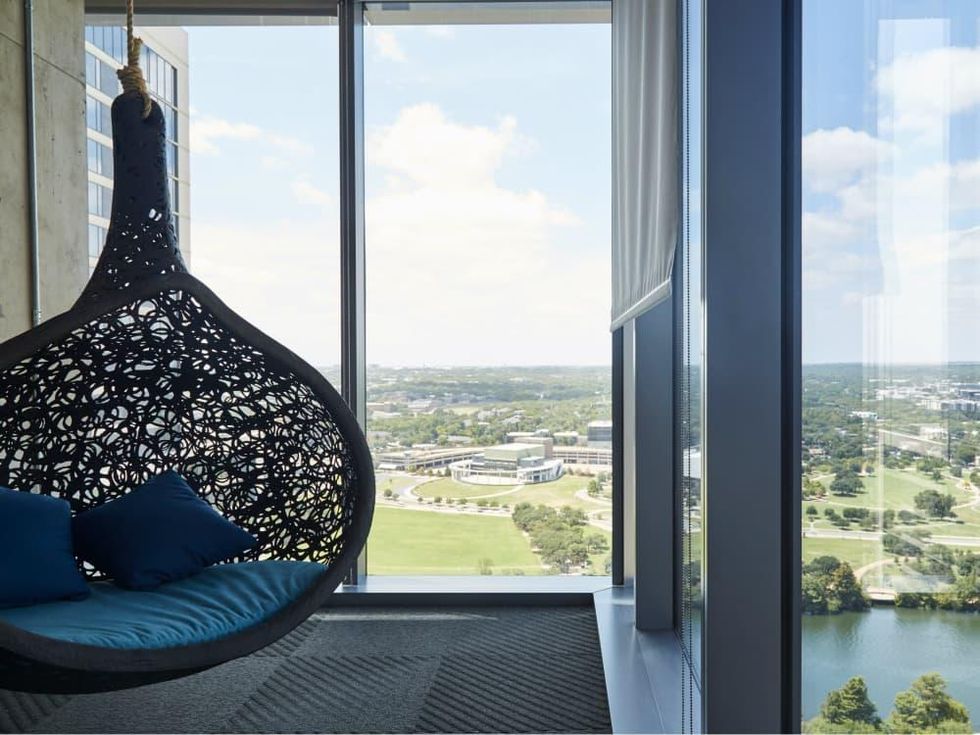 Google Austin office view from 26th floor