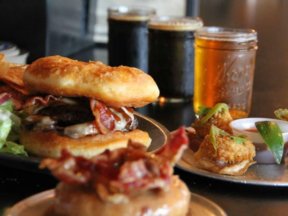 Gourdough's Public House doughnut donut burger