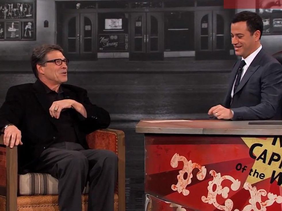 Gov. Rick Perry on Jimmy Kimmel