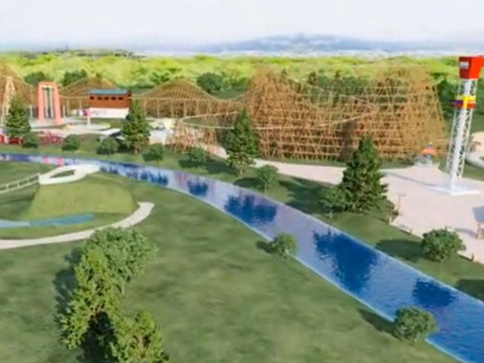 Grand Texas Theme Park RUN FLAT