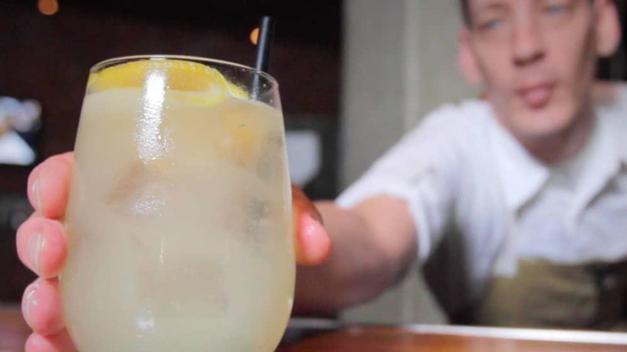 Grapefruit rickey at Thirteen Pies in Fort Worth