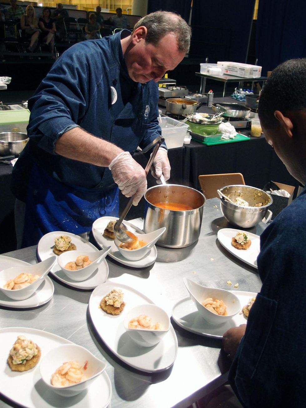 Great American Seafood Cookoff in New Orleans Plating