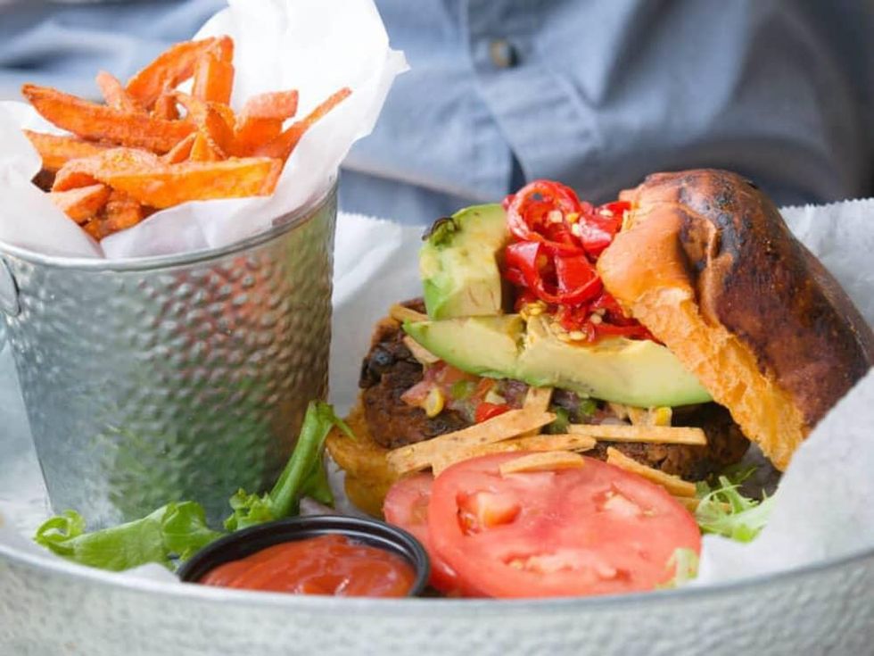 Greenhouse Craft Food black bean burger