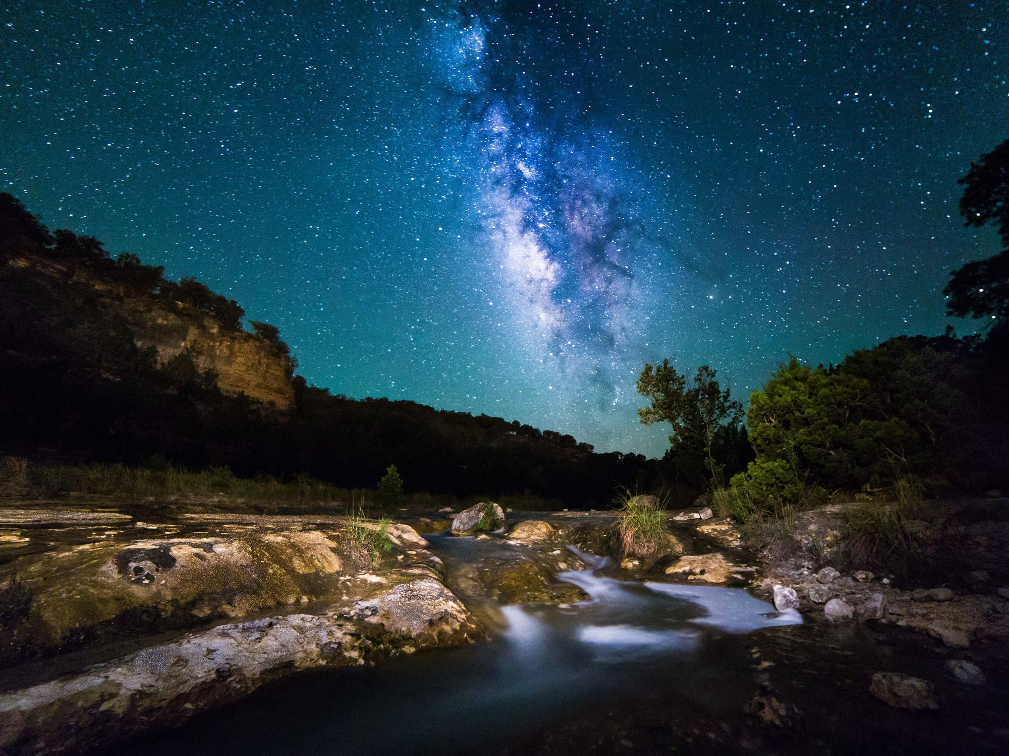 Guadalupe Canyon Milky Way Hill Country