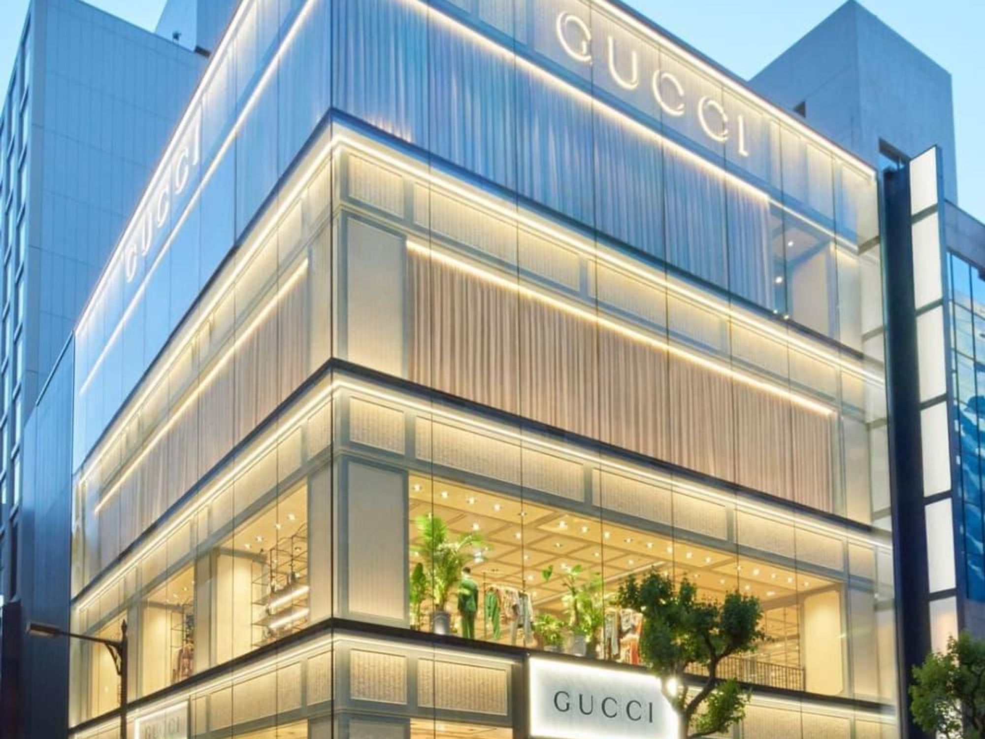 Gucci store in Japan