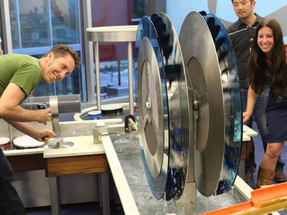 guests with exhibit at Thinkery21 at The Thinkery