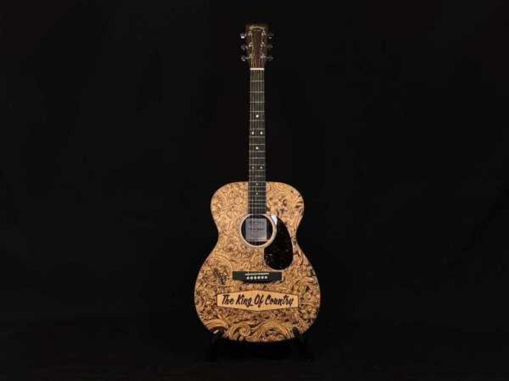 Guitar signed by George Strait