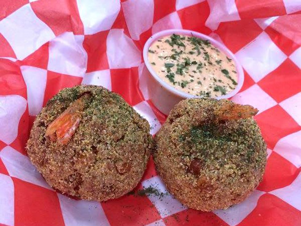 Gulf shrimp balls