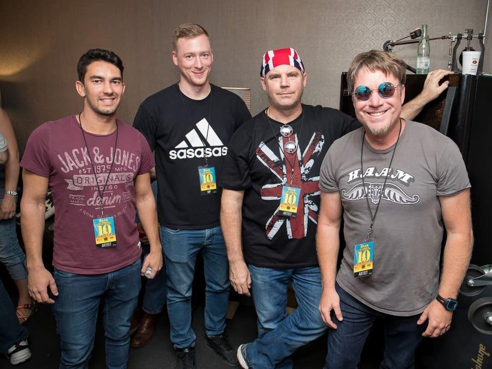 HAAM Corporate Battle of the Bands 2017 Andy Rumelt David Hiskey Peter Foskey Lawrence Sarkar