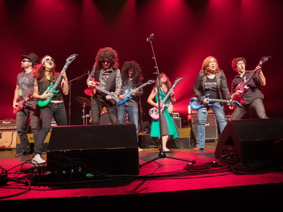 HAAM Corporate Battle of the Bands 2017 Kyle Durand Brigitte Donovan Chris Adams Anthony Hutchins Jen Wheeler Reenie Collins Tomo Berry