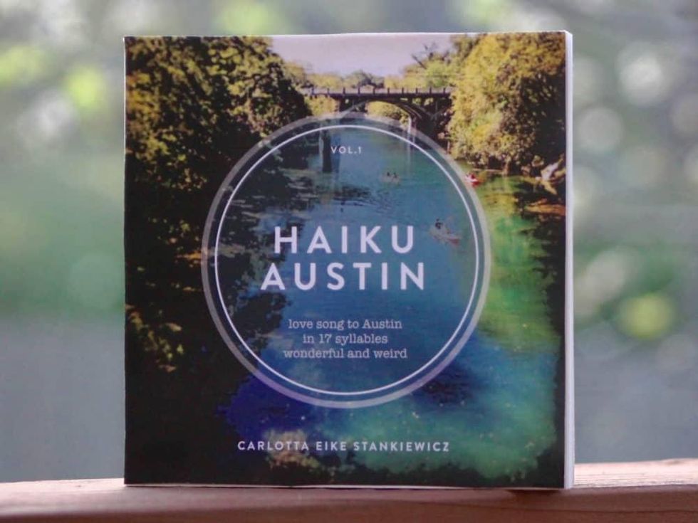 Haiku Austin book cover poetry Carlotta Eike Stankiewicz 2016