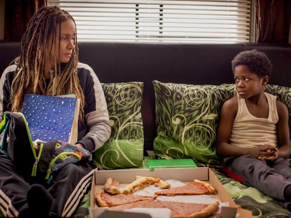 Halle Berry and Danny Boyd Jr. in Bruised