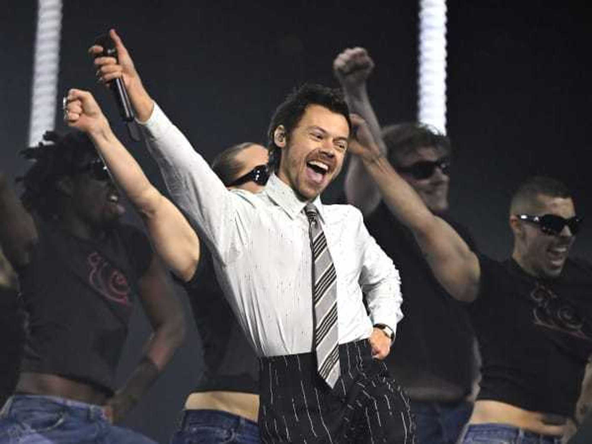 Harry Styles performing 2026