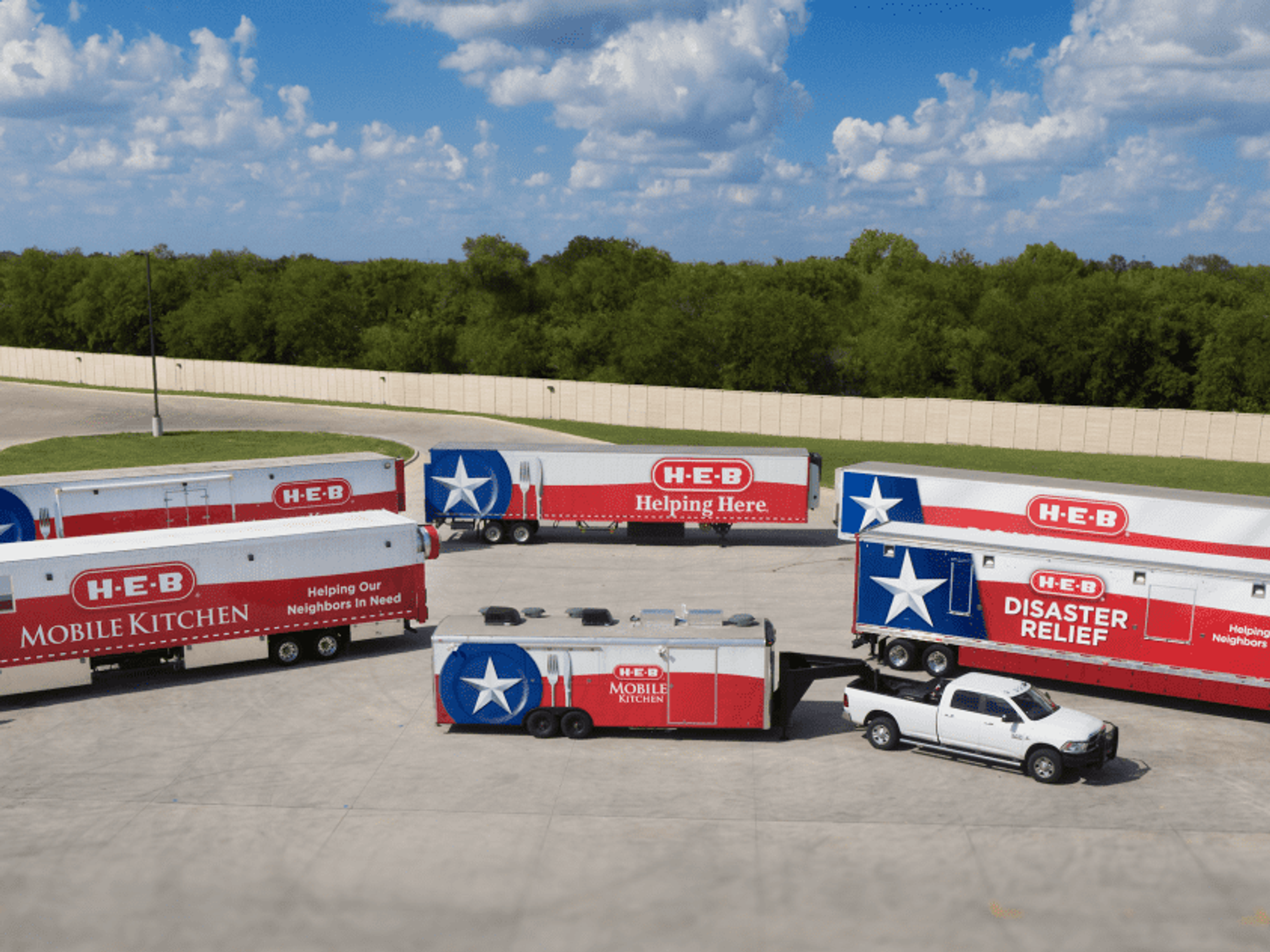 HEB mobile kitchens