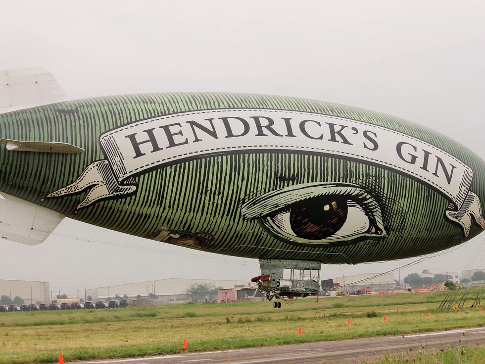 Hendrick's Gin Flying Cucumber Austin