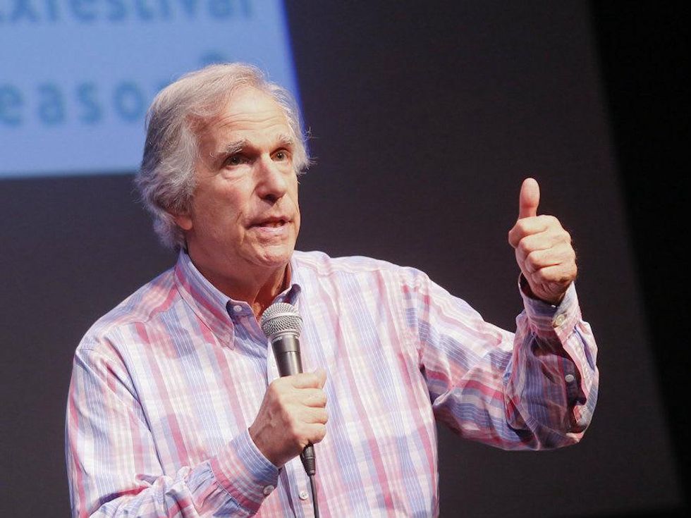 Henry Winkler speaking at ATX Television Festival 2014