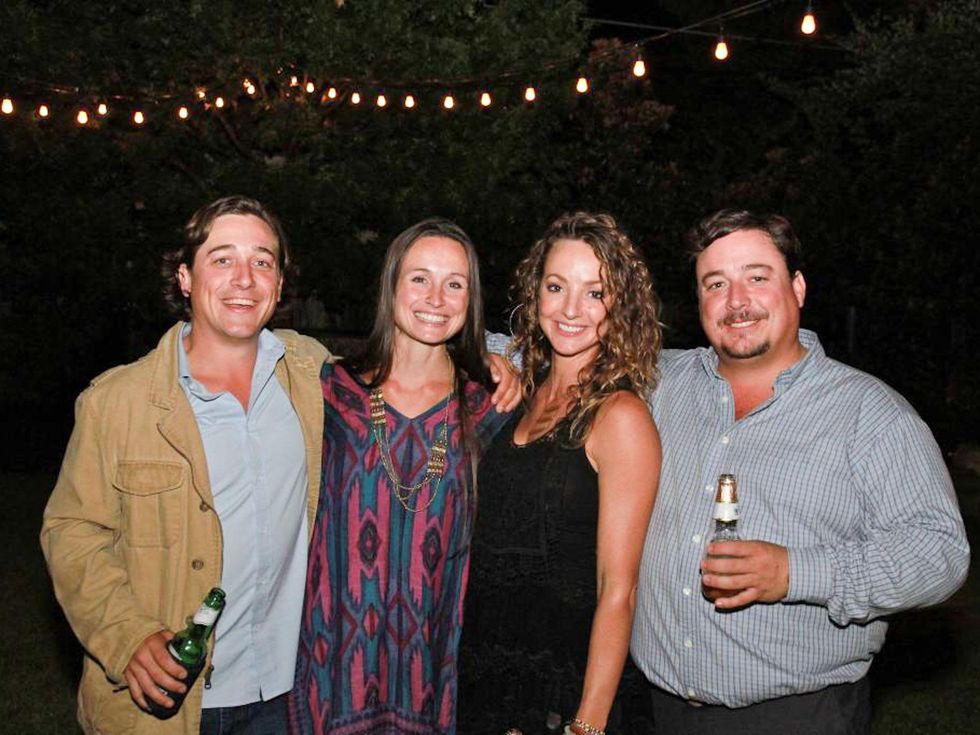 Heroes Rise Fundraiser 2014 in Austin Adam Gregory, Elizabeth Smitheal, Rebekah Gregory, Paul Gregory
