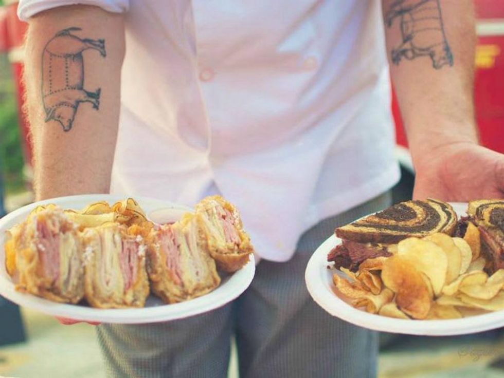 Hey! You Gonna Eat or What?_austin food truck_monte cristo_reuben