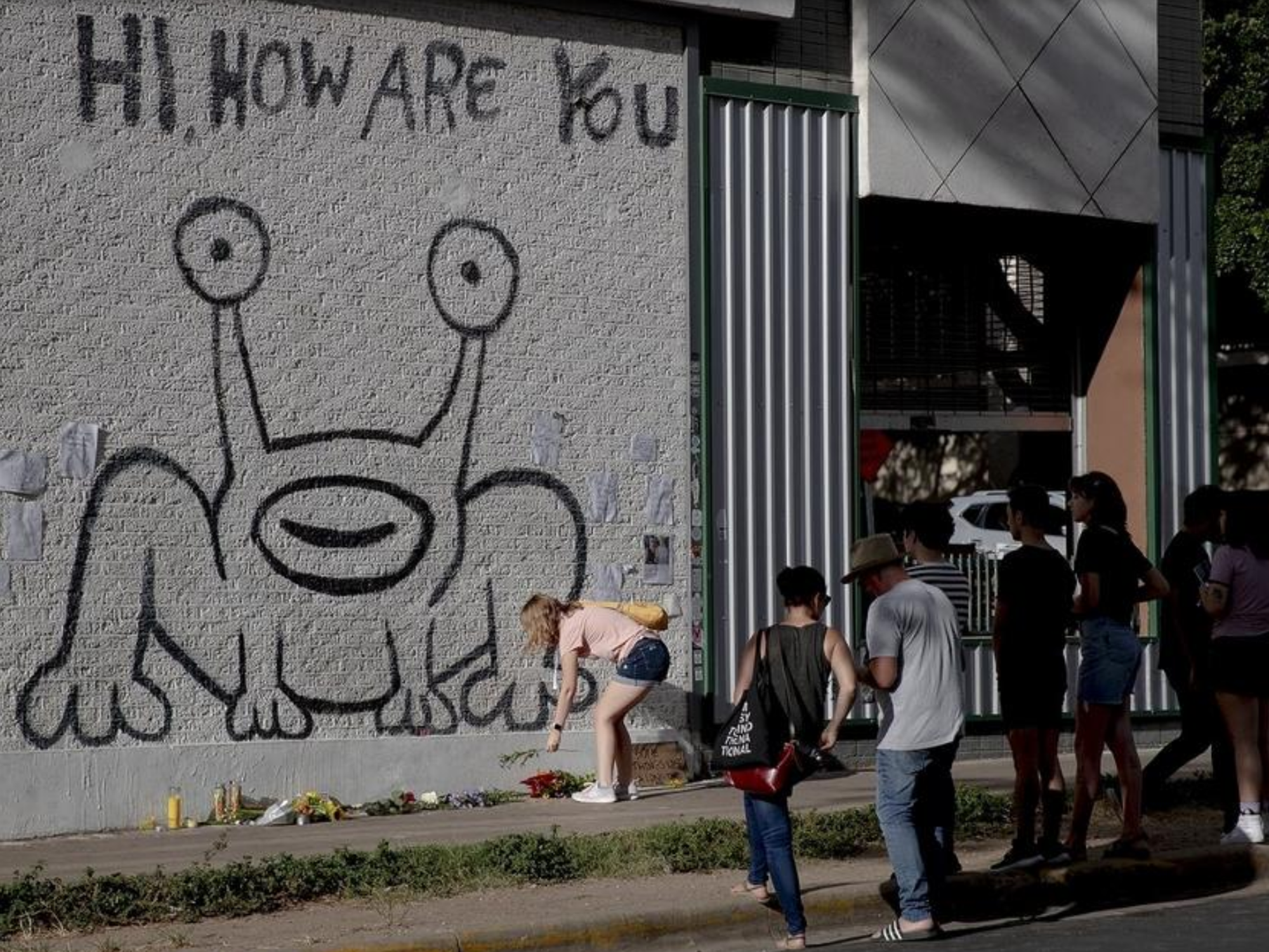 Hi, How Are You Mural Daniel Johnston memorial