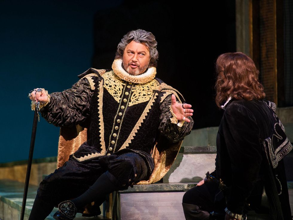 HI RES King Phillip played by Peter Volpe and Rodrigo played by Michael Chioldi