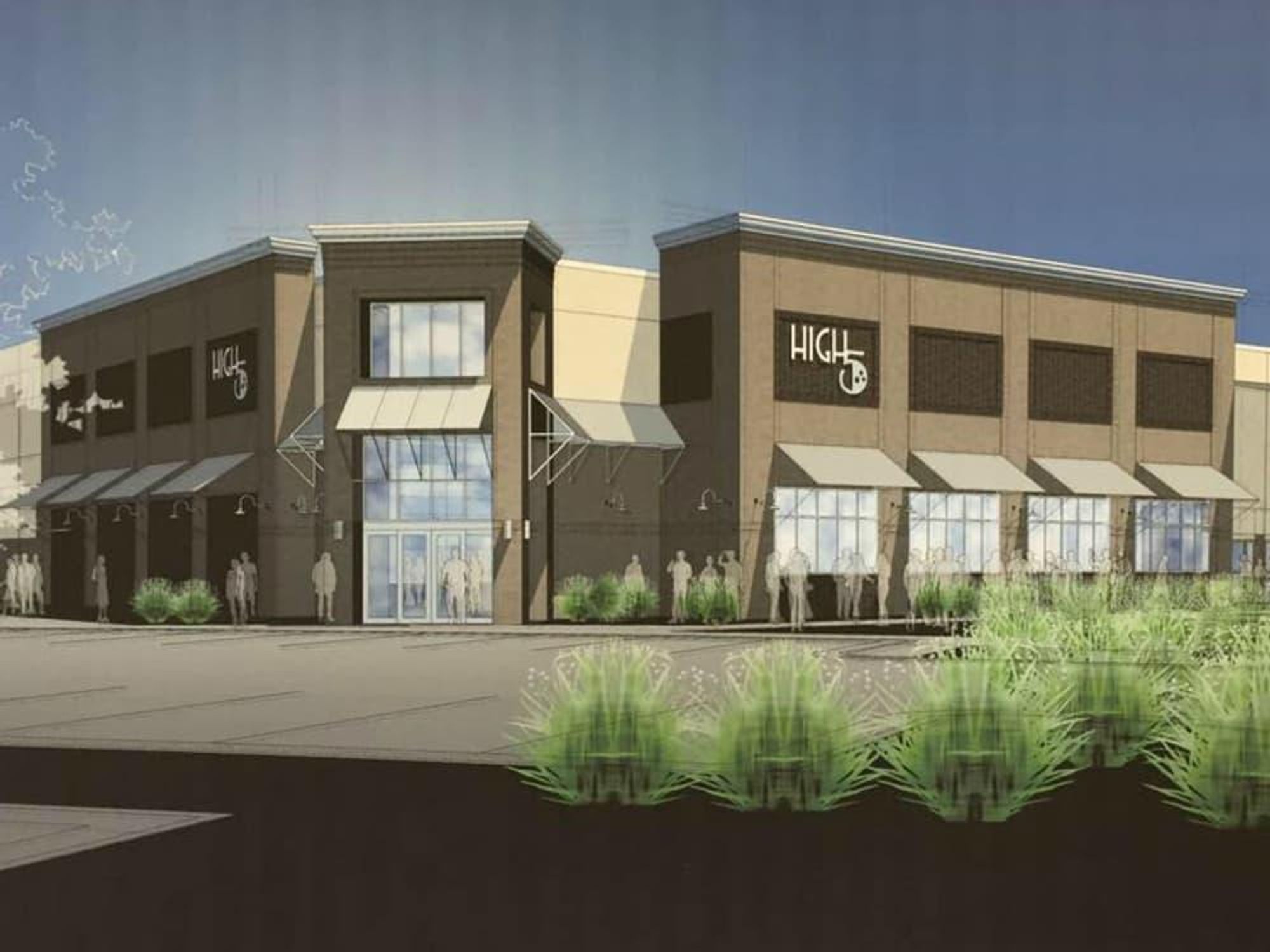 High 5 five entertainment venue Lakeway Austin rendering 2015