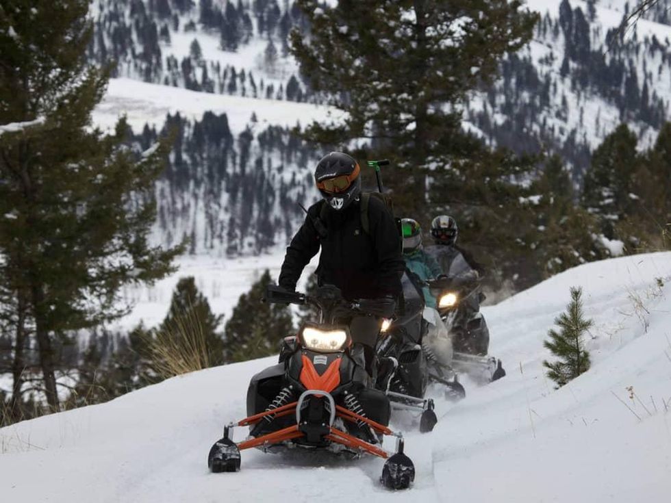 Hoffman - travel - snow wheeler- Montana Ranch at Rock Creek