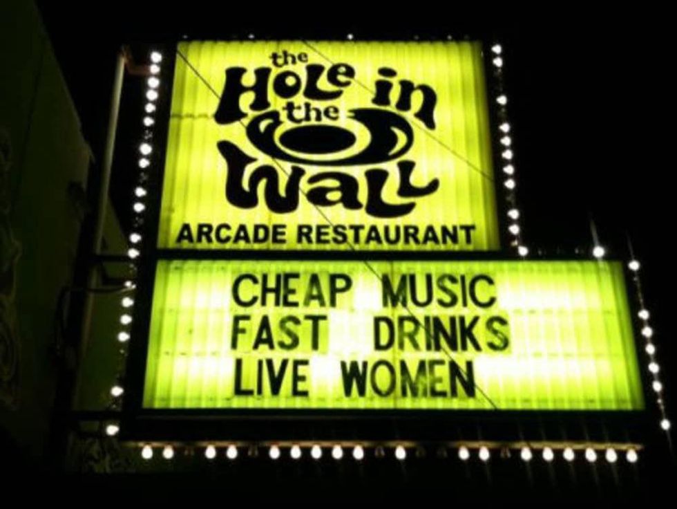 Hole in the Wall on the drag marquee horizontal