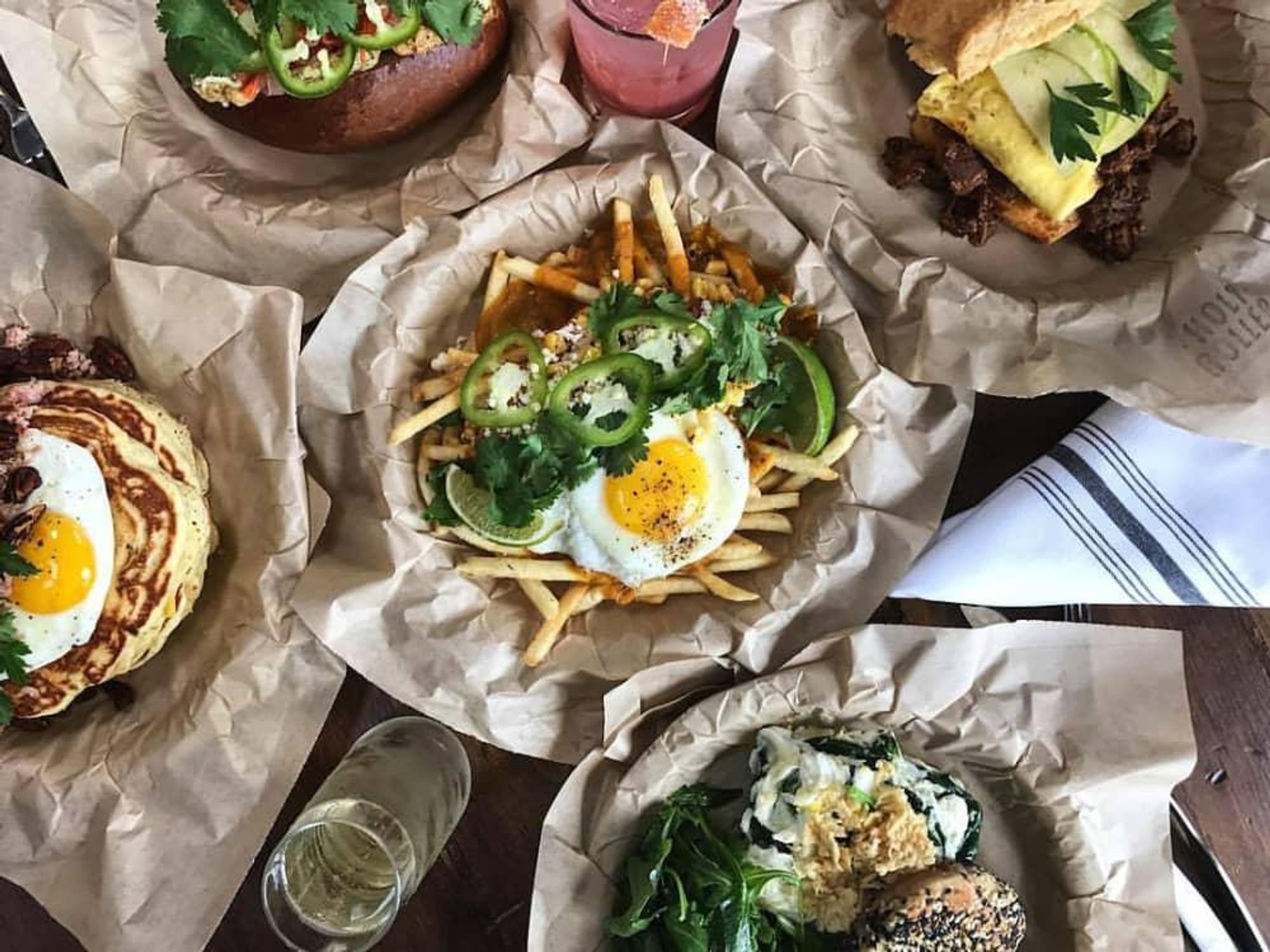 Holy Roller brunch spread