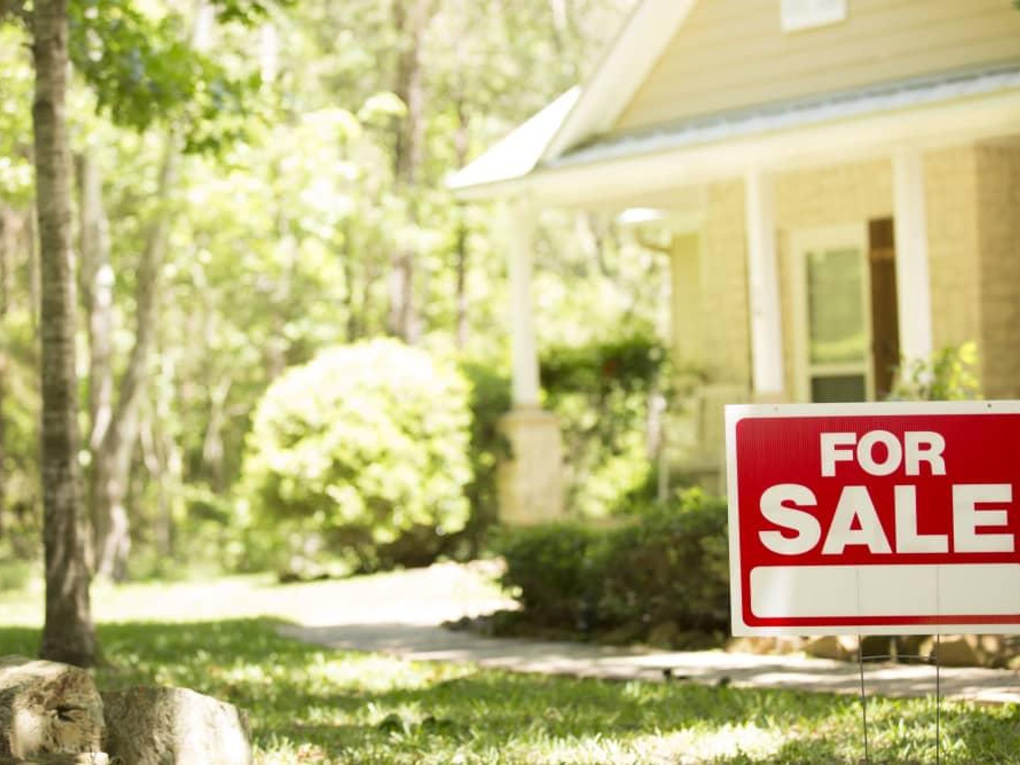 Home for sale sign