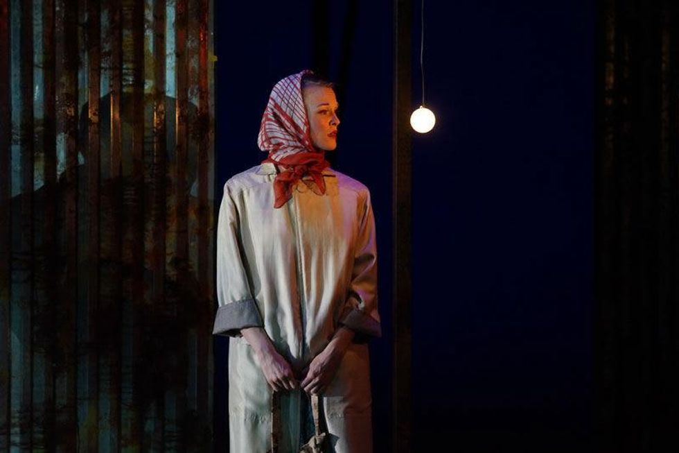 Honey (Erin Barlow) in the World Premiere of Steven Dietz's MAD BEAT HIP & GONE