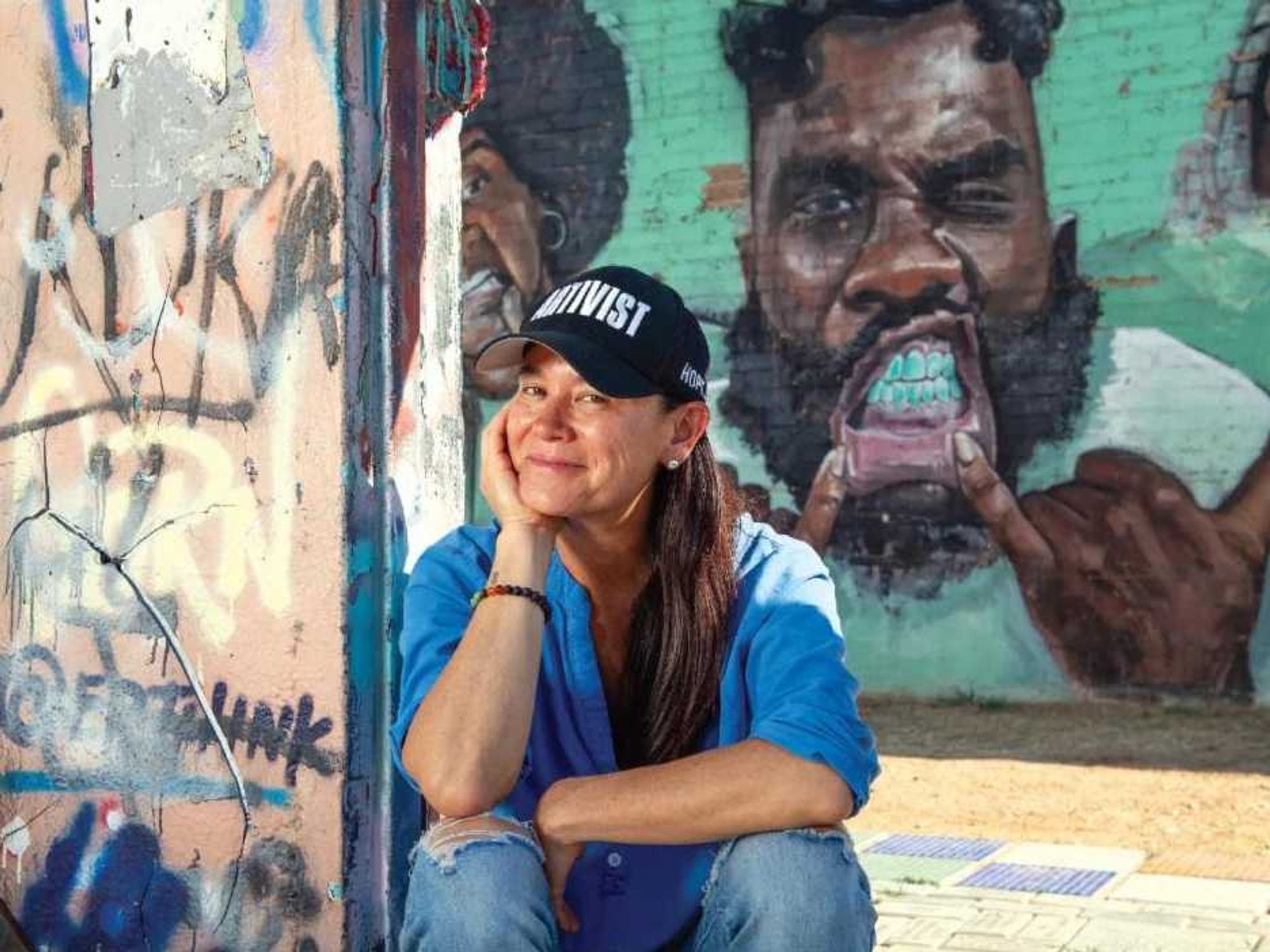 Hope Outdoor Gallery founder Andi Scull