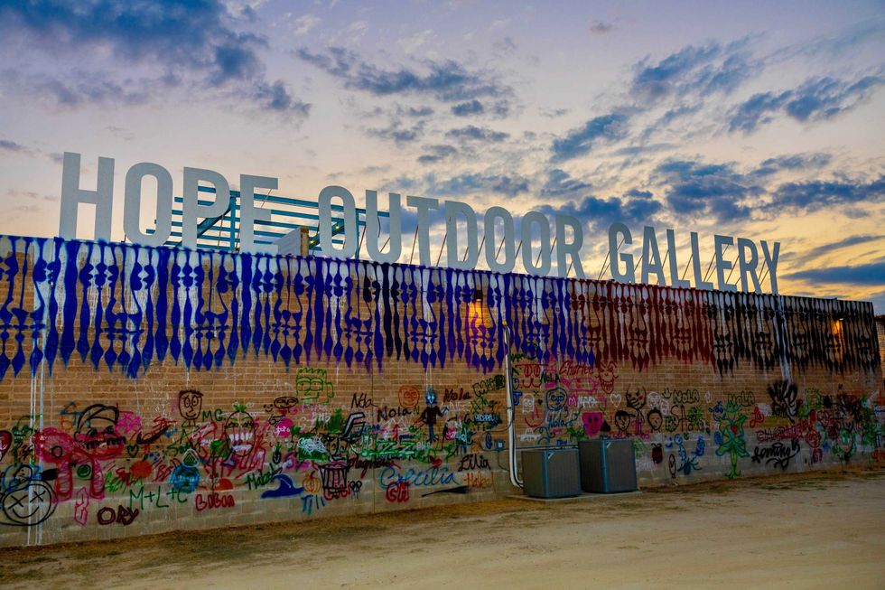 Hope Outdoor Gallery sign