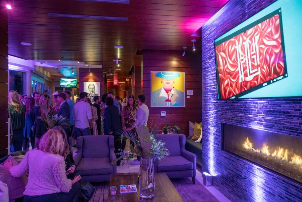 House of L art party at The Catherine Tower