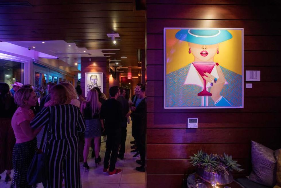 House of L art party at The Catherine Tower