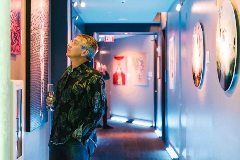 House of L art party at The Catherine Tower