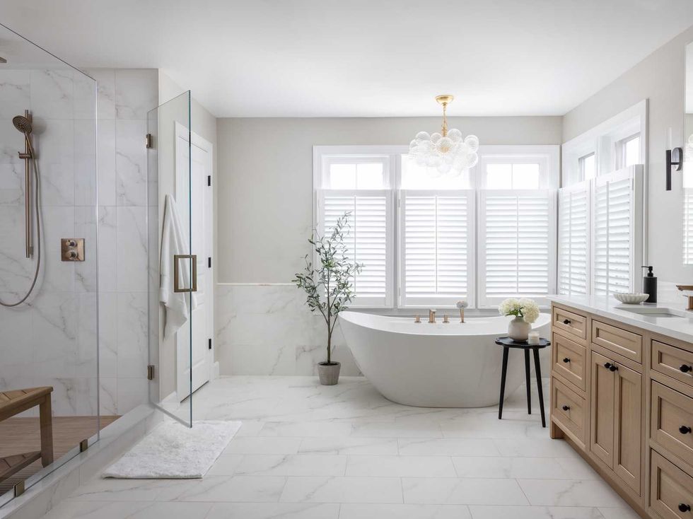 Houzz 2026 House and Home Study, renovated primary bathroom