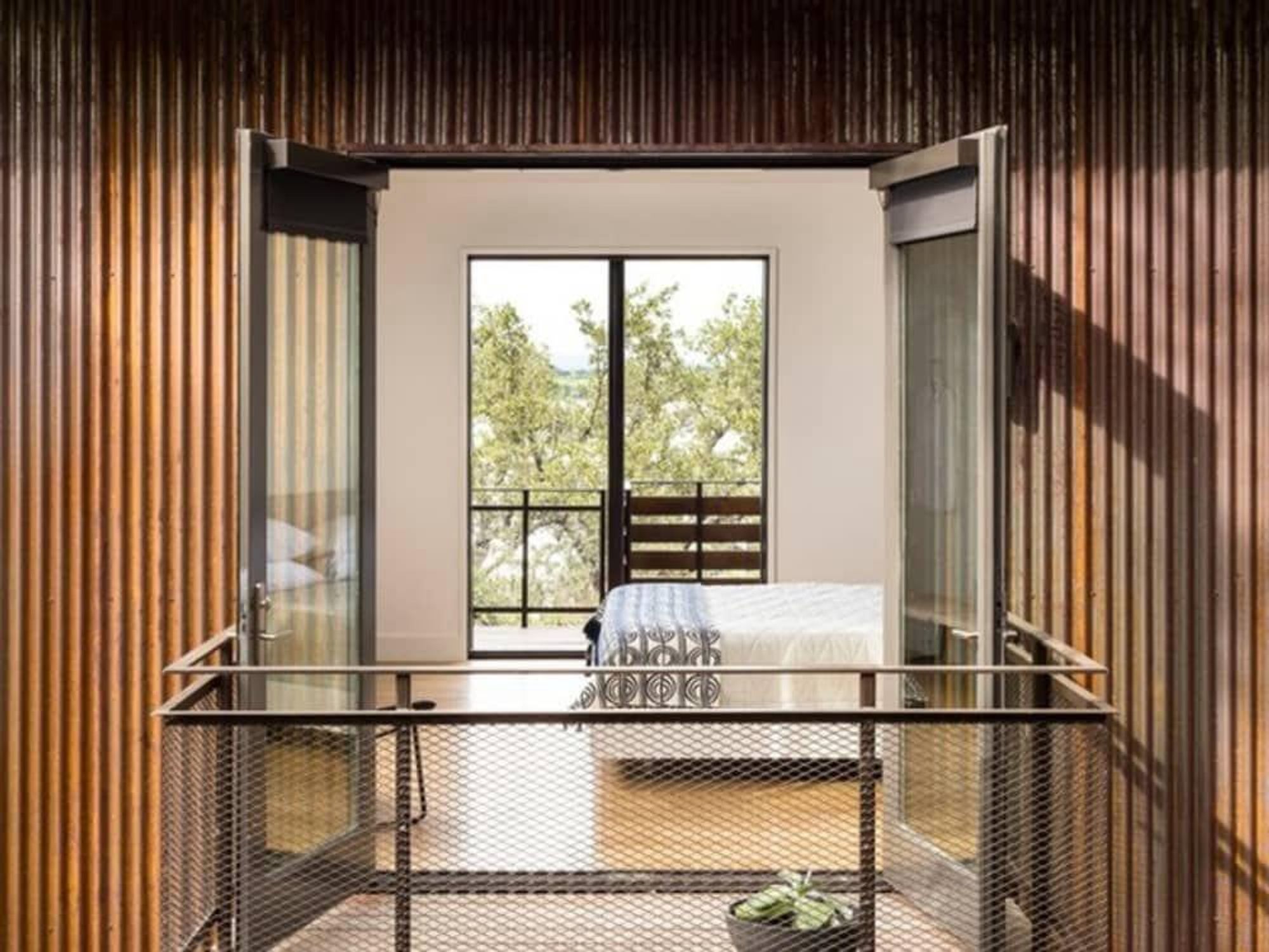 Houzz Austin home house fire tower Lake Flato architect