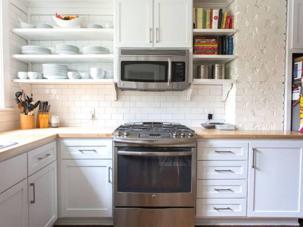 Houzz kitchen with wood