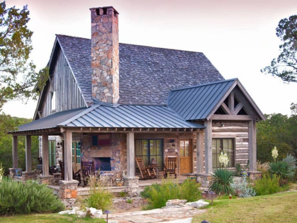 Houzz rustic Texas cabin