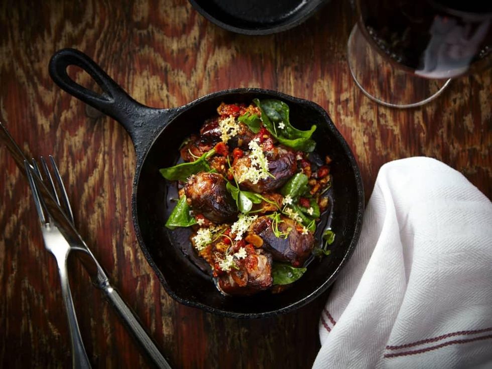 Hudson's on the Bend Austin resaurant new menu Diablos on Horseback