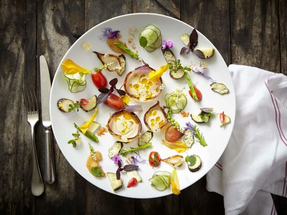 Hudson's on the Bend Austin resaurant new menu salad