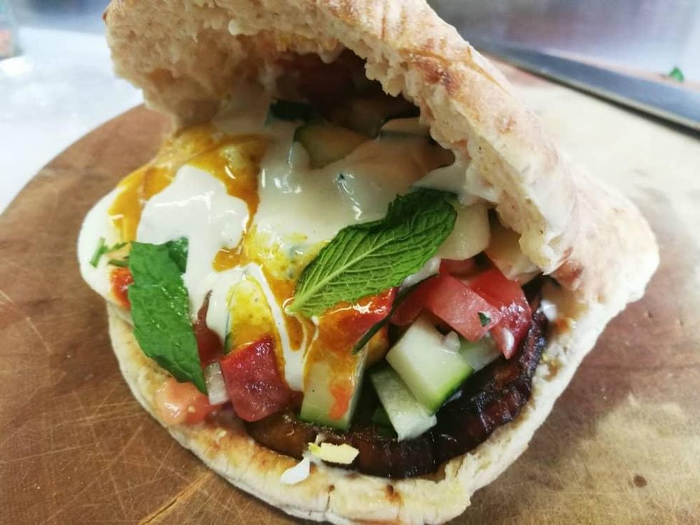 Hummus Among Us sabich